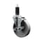 Service Caster 5'' Semi Steel Swivel 1-1/4'' Expanding Stem Caster with Brake SCC-EX20S514-SSS-TLB-114 - alternate 1